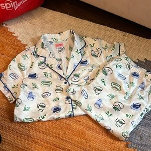Kate Spade NWOT Tea Pajamas